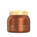 Naamio vaurioituneille ja kurittomille hiuksille Schwarzkopf Oil Ultime Argan and Barbary Fig Mask 500ml