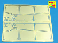 SIDE SKIRTS for SD.KFZ 186 JAGDTIGER PHOTO-ETCHED SET  #35A041 1/35 ABER