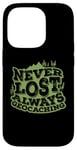 Coque pour iPhone 14 Pro Jamais perdu toujours geocaching