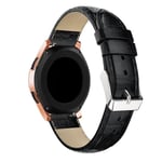 Läderarmband Krokodil Samsung Galaxy Watch Active 2 44mm svart