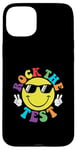 iPhone 15 Plus Rock The Test Day Exam Teacher Funny Testing School Student Case