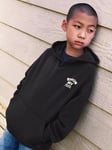 Mango Kids' Byron Bay Oversized Hoodie, Charcoal