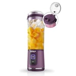 Ninja BC151PR Blast Portable Blender, Cordless, 18oz. Vessel, Personal Blender-for Shakes & Smoothies, BPA Free, Leakproof-Lid & Sip Spout, USB-C Rechargeable, Dishwasher Safe Parts, Passion Fruit