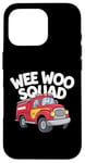 iPhone 16 Pro Funny Firefighter Art For Men Women Kids Fire Truck Fireman Case