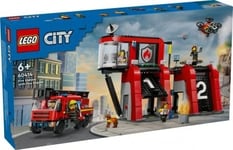 LEGO City 60414 Brandstation med brandbil