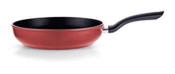 Fissler Cenit Red Poêle à frire (Ø 24 cm) avec revêtement en aluminium antiadhésif, bord haut – Induction