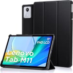 Coque Pour Lenovo Tab M11 11 Pouces 2024 - Ultra Fin À Rabat Pu Étui Housse Avec Veille/Réveil Automatique Pour Lenovo Tab M11 Tablet 11'' (Tb330fu/Tb330xu),Noir