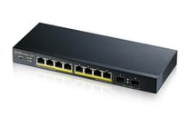 Zyxel Gs1900-10Hp, Hanterad, L2, Gigabit Ethernet (10/100/1000), Strömförsörjning Via Ethernet (Poe) Stöd