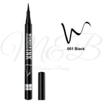 RIMMEL Wonder'Ink Ultimate Waterproof Liquid Eyeliner 1ml - 001 Black *NEW*