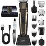 SEJOY Professional Mens Hair Clippers Cutting Beard Trimmer Barbers Grooming Kit