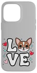 Coque pour iPhone 14 Pro Max Chihuahua Love Chichi mignon Chichi Maman Filles Femmes