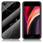 Apple Fantasy Marble iPhone SE 2020 kuoret - Musta