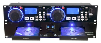 Platine Double Lecteur CD DJ PA USB Mp3 SD Card Sono Effets Pitch Loop Jogwheels