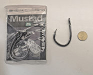 Aime avec œillet MUSTAD BIG GAME Réf. 10874BLN taille 10/0 pièces 3 MU169