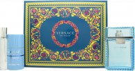 Versace Man Eau Fraiche Gift Set 100ml EDT + 75ml Deodorant Stick + 10ml EDT