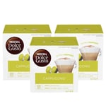 Nescafe Dolce Gusto Cappuccino Coffee 24 Drink Cup Capsules - Pack of 3 x 8 Pods