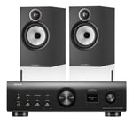 Denon PMA-900HNE - B&W 606 S3 Bookshelf Speakers - Black