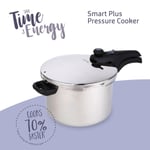 Prestige Smart Plus Pressure Cooker in Stainless Steel Induction Double Handle