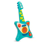 Battat - Lil' Rocker's Toy Guitar - Play Blue Guitar with Songbook - Acoustic, Electric, and Song Modes, Toddlers, Children - 2 Years +