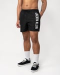 Calvin Klein Intense Power Mens Medium Drawstring Swimshorts - Black - Size Large