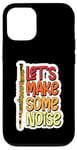 Coque pour iPhone 12/12 Pro Let's Make Some Noise Flûte Joueur