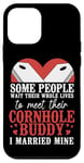 iPhone 12 mini Cornhole Team Bean Bag Player Champ Husband Wife Marriage Case