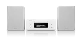 Denon CEOL N12DAB all-in-one system with CD player, DAB/FM radio, HDMI ARC and HEOS® Built-in - White