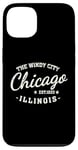 Coque pour iPhone 13 Vintage Retro Love Chicago Illinois Windy City est une ville créée en 1833