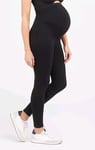 Spanx Mama Look at Me Now Seamless Maternity Leggings Black Size Medium UK 12-14