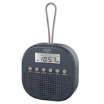 Adler vandtæt FM-radio med Bluetooth og kompakt design