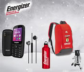 Energizer - Pack Complet - Mobile E241S Débloqué - 4G - Clavier Arabe + Ecouteurs Bluetooth + Gourde + Sac à Dos 10L offerts