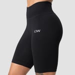 Ribbed Define Seamless Biker Shorts, Black