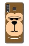 Cute Grumpy Monkey Cartoon Case Cover For Samsung Galaxy A8 Star, A9 Star