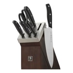 Henckels Definition 7-pcs, Knife block set, brown