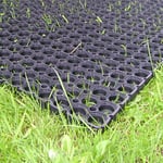 Heavy Duty Rubber Grass Mat Outdoor Safety Flooring for Childrens Playground x 6