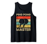 Ping Pong Master Table Tennis Paddle Player Tank Top