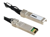 Dell 10GbE Copper Twinax Direct Attach Cable - Direktkopplingskabel - SFP+ (hane) till SFP+ (hane) - 3 m - dubbelaxlad - för Networking N1148  PowerSwitch S4112, S5212, S5232, S5296  Networking S4048, X1026, X1052