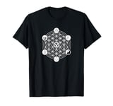 Seven Hermetic Principles of the Kybalion Flower of Life T-Shirt