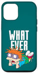 Coque pour iPhone 12/12 Pro Rugrats Whatever Annoyed Chuckie Finster Portrait