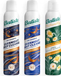 Batiste Hit Snooze Bundle - 3-Pack Dry Shampoo Variety Bundle for Effortless Ove