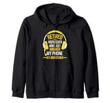 Retired Dispatcher Answer Phone 911 Dispatcher Emergency Zip Hoodie