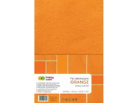 Gdd Dekorativ Filt Orange 10St Happy Color