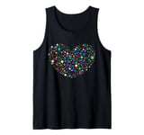 Spotty Dotty Dots Spots Yellow Men Women Children Spot Kids Tank Top