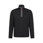 Mountain Warehouse Mens Beta Contrast Zip Top - L