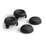 SCUF Thumbstick Grips - 4 Pack with 2 Bases - Tactic - Joystick Thumb Grips For Xbox One and Xbox Series X|S, PS4, PS5, Nintendo Switch Pro Controller - Black