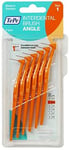 New Angled 0.45mm Orange Interdental Brushes Pack Of 6 Angled 0 45 Fast Shippin