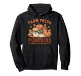 Farm Fresh Pumpkin Fall Harvest Pumpkins Country Life Pullover Hoodie