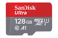 SanDisk Ultra - flashhukommelseskort - 128 GB - microSDXC UHS-I