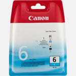 GENUINE AUTHENTIC CANON 6 CYAN INK CARTRIDGE BCI-6C