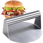 Förbättra din grillupplevelse med den rostfria burgarepressen, Smash Burger Press och upptäck den perfekta burgaren Steel handle